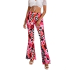 Picture of 1950s-80s Retro Hippie Style Adult Women's High-Waist Pants with Headband