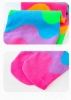 Picture of Kids Rainbow-Striped Knee-High Socks with Ruffled Cuffs