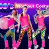 Picture of Women’s 80s Retro Disco Fitness 7-Piece Costume Set