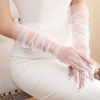 Picture of Elegant Women’s Long Sheer Evening Gloves Formal Events