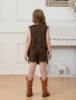 Picture of Girls Cowgirl Fringe Vest & Shorts Costume Set Halloween Book Week