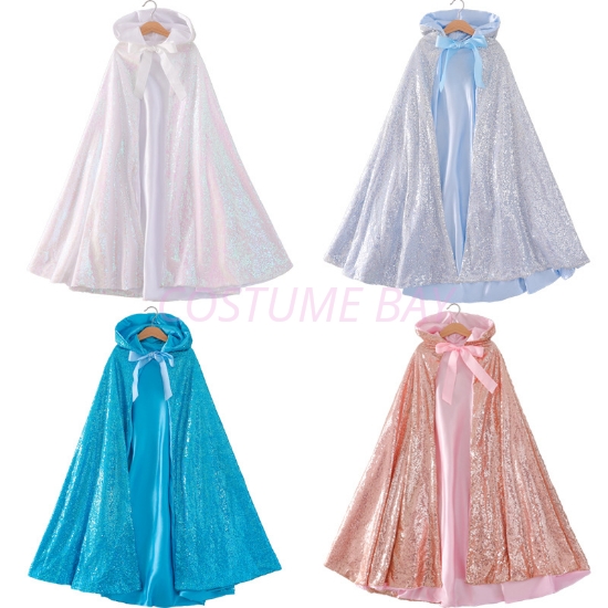 Picture of Girls Princess Mesh Cape Costume with Optional Accessories