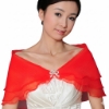 Picture of Elegant Women's Sheer Lace Shawl Cape with Bow Clasp