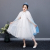 Picture of Girls Princess Mesh Cape Fairytale Costume - Purple/White