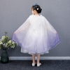 Picture of Girls Princess Mesh Cape Fairytale Costume - Blue/White