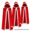 Picture of Adults Children Christmas Santa Red Cape Costume