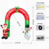 Picture of Inflatable Xmas Arch Gate Santa Snowman Decoration
