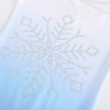 Picture of Girls Leotard Bodysuit Set Snowflake Blue