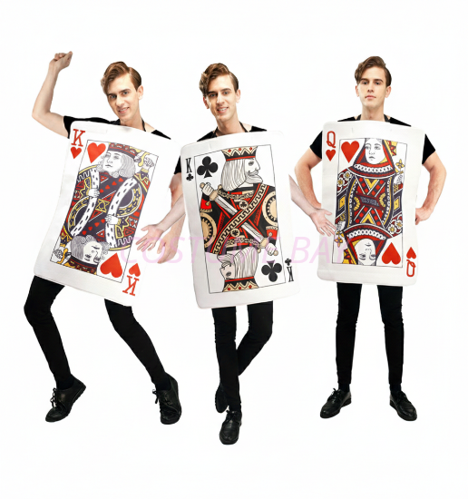 Picture of Adult Playing Card Costume King Queen Outfit