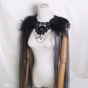 Picture of Gothic Halloween Cape Feather Lace