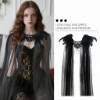 Picture of Gothic Halloween Cape Feather Lace
