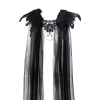 Picture of Gothic Halloween Cape Feather Lace