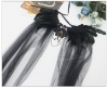 Picture of Gothic Halloween Cape Feather Lace