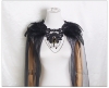 Picture of Gothic Halloween Cape Feather Lace