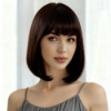 Picture of Synthetic Bob Wig With Bangs Multiple Colors