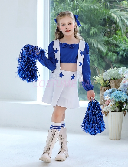 Picture of Girls Star Cheer Leader Costume Set