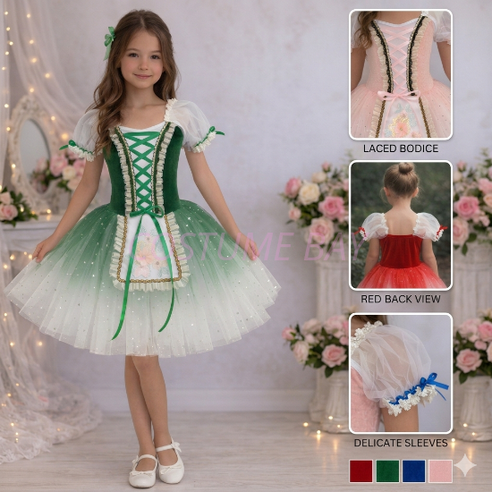 Picture of Girls Ballet Dress Stars Ombre Oktoberfest