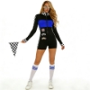 Picture of Ladies Racer Short Sleeve Jumpsuit Costume