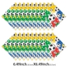 Picture of Multi Colour Soccer Football Party Tableware Decorations Set