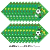 Picture of Green Soccer Football Party Tableware Decorations Set