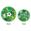 Picture of Green Soccer Football Party Tableware Decorations Set