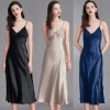 Picture of Ladies Satin Spaghetti Strap Nightgown
