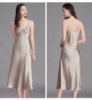 Picture of Ladies Satin Spaghetti Strap Nightgown