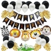 Picture of Jungle Animal Balloons Set - Happy Birthday Kit