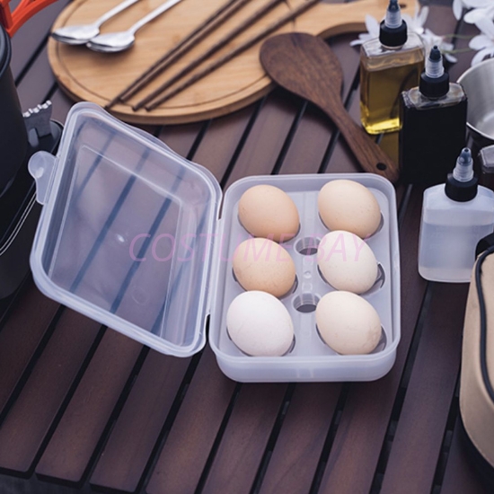 Picture of Portable Egg Box 6 Grid Container
