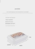 Picture of Portable Egg Box 6 Grid Container