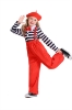 Picture of Kids Clown Costume Mime Striped Set