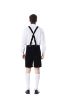 Picture of Mens Black Oktoberfest Lederhosen Traditional Outfit