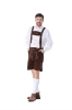 Picture of Mens Brown Oktoberfest Lederhosen Traditional Outfit