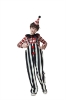 Picture of Kids Clown Costume Striped Jumpsuit Top Set