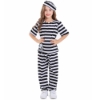 Picture of Kids Prisoner Costume Striped Uniform Set