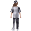 Picture of Kids Prisoner Costume Striped Uniform Set