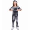 Picture of Kids Prisoner Costume Striped Uniform Set