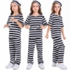 Picture of Kids Prisoner Costume Striped Uniform Set