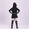 Picture of Girls Ninja Costume Black Stealth Outfit
