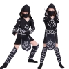 Picture of Girls Ninja Costume Black Stealth Outfit