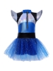 Picture of Womens AI Robot Costume Blue Alien Tutu Outfits