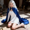 Picture of Gothic Halloween Robe Velvet Cloak