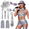 Picture of 1970s Disco Sequin Outfit Set