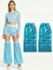 Picture of Sequined Leg Cover Flared Leg Warmers