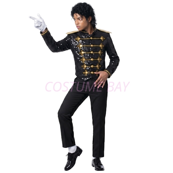 Picture of Kids 90s Pop Black Jacket with Glove
