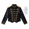 Picture of Kids 90s Pop Black Jacket with Glove