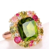 Picture of Secret Garden Ring - Colorful Gemstone