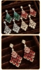 Picture of Women's Sparkling Crystal Cascade Drop Earrings
