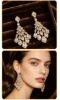 Picture of Women's Sparkling Crystal Cascade Drop Earrings