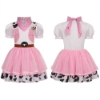 Picture of Kids Pink Cowgirl Costume Set